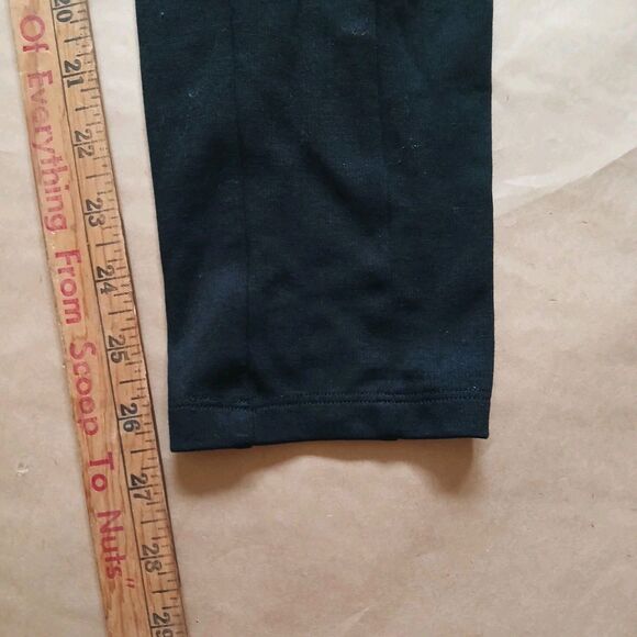 H&M Womens Leggings Large Black Mid Rise Skinny Stretch Ankle Basic Casual - Picture 4 of 6